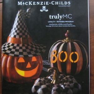 4 FOR $40~Mackenzie Childs Catalog ~Halloween 2019